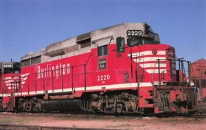 Burlington Northern 1991 Denver, Colorado Train Vintage Chrome Unposted PC - Picture 1 of 2