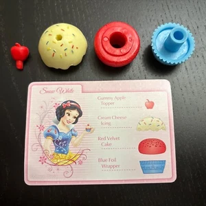 Disney Princess Enchanted Cupcake Party Game SNOW WHITE Cupcake Card Replacement - Picture 1 of 3