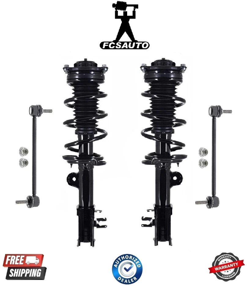 Puntales delanteros completos y barra estabilizadora para Jeep Compass 2017-2021 2,4 L Foto 1 de 1