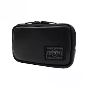Yoshida Bag PORTER ALOOF MULTI COIN CASE 023-03763 Black NEW - Picture 1 of 7