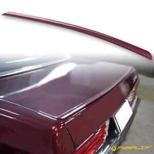 Fyralip Y22 Painted 501 Maroon Trunk Lip Spoiler For Mercedes-Benz SL R107 71-89