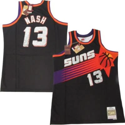 1996-97 Steve Nash #13 Suns Mens Mitchell & Ness Swingman 75th Diamond Jersey - Image 1 of 4