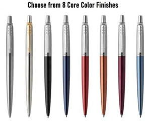 Parker Jotter Ballpoint Pen, Medium Point, Blue Ink, Choose from 8 Finishes - Picture 1 of 18