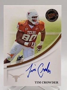 Tim Crowder 2007 Press Pass Authentics Autograph Auto G3 - Picture 1 of 4