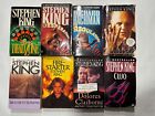 Stephen King Book Lot of 8 Soft Cover Books; Cujo, Fire-Starter, The Dead Zone +