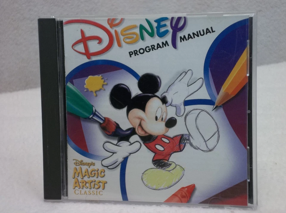 CD ROM  Disney Program Manual - Disney's Magic Artist Classic - Image 1 of 1