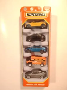 Matchbox MBX Electric Drivers Ford Mustang Mach-E Honda E Tesla Model Y & X Inte - Picture 1 of 4