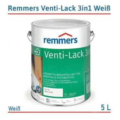 Remmers Venti-Lack 3in1 weiß (RAL 9016) 5 Liter - Bild 1 von 4