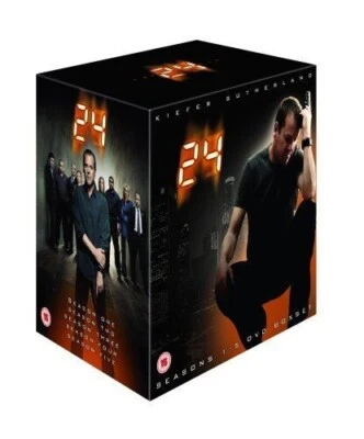 24: Seasons 1-5 Box Set - Alternate Ending/Deleted and Extended Scenes- 35 Discs - Image 1 of 4