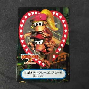 Super Donkey Kong 2 #62 Card Carddass Nintendo 1996 Japanese - Bild 1 von 6
