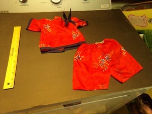 CABBAGE PATCH KIDS china girl top/BOTTOM DOLL CLOTHES, WORLD TRAVELER - Picture 1 of 2
