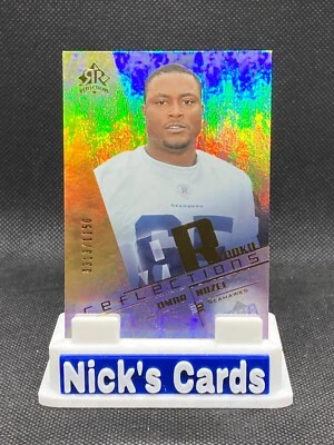 2004 Upper Deck Reflections #246 Omar Nazel RC, SN1150 Seattle Seahawks - Image 1 of 2