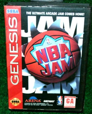 Sega Genesis NBA JAM Video Game Maybe Best Sega Game Ever - Image 1 of 3