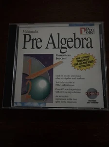 Multimedia Pre Algebra (Windows, 1995) - Picture 1 of 2
