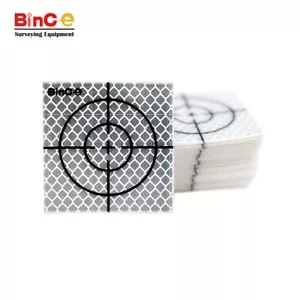 Reflective Prism Sheet Survey Targets Reflector Adhesive 100PCS Total Station - Picture 1 of 9