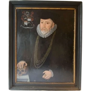 Antique HIERONIMO CUSTODIS Oil Painting, Portrait of Martin James of Sm - Picture 1 of 12