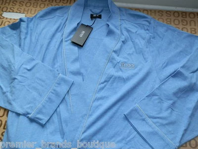 New Hugo Boss Blue Jedi Night Bath Wear Dressing Gown Robe Medium - Image 1 of 4