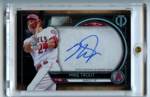 2020 Topps Tribute Mike Trout 1/1 Black Autograph!