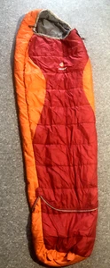 STARLIGHT EXP / DEUTER KINDERSCHLAFSACK / Orange Rot / 160-190x68x45cm - Bild 1 von 5