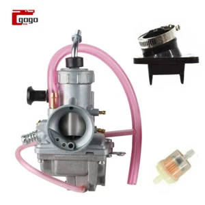 Carb Carburetor and Intake Manifold Boot For Yamaha YZ80 1977 1978-2000 2001 New - Picture 1 of 7