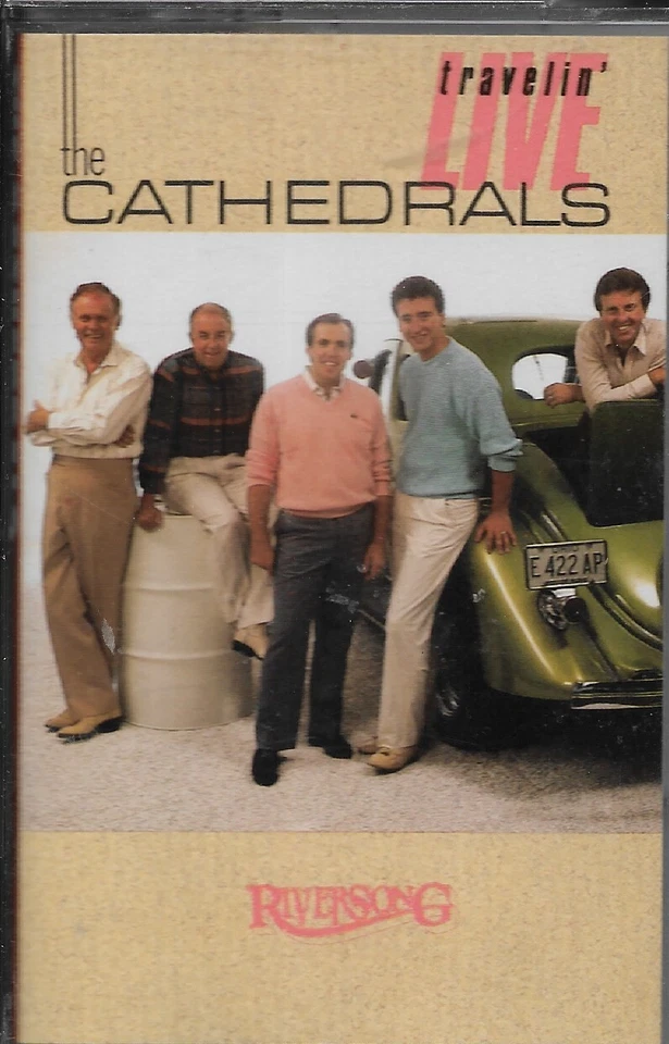 THE CATHEDRALS....."TRAVELIN' LIVE"......OOP LIVE GOSPEL CONCERT CASSETTE - Image 1 of 2