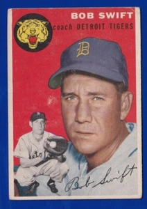 BOB SWIFT tigers 1954 TOPPS #65 GOOD/VERY GOOD NO CREASES - Picture 1 of 2