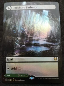 Darkbore Pathway / Slitherbore Pathway - Borderless - Foil - Kaldheim - NM - 292 - Picture 1 of 2