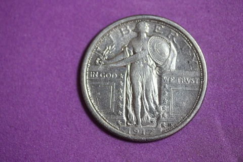 Estate Find 1917 - T1 Standing Liberty Quarter!! #J25393 Cover
