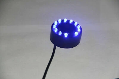 12 LED Anillo Azul Luz Subacuática Fuente/Estanque/Fresco/Acuario de Agua Salada Foto 1 de 4