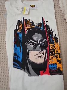 Deadstock 1991 DC Comics Batman Returns T Shirt Youth M WHITE  Be There USA M - Picture 1 of 10