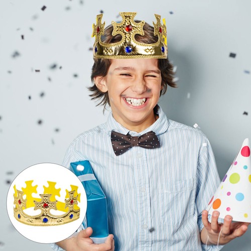 Cloth Tiara Baby Boy King Costume Crown Coronation Crowns Inflatable eBay