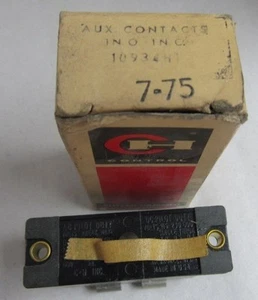 CUTLER-HAMMER AUX CONTACTS 7-75 - Picture 1 of 3