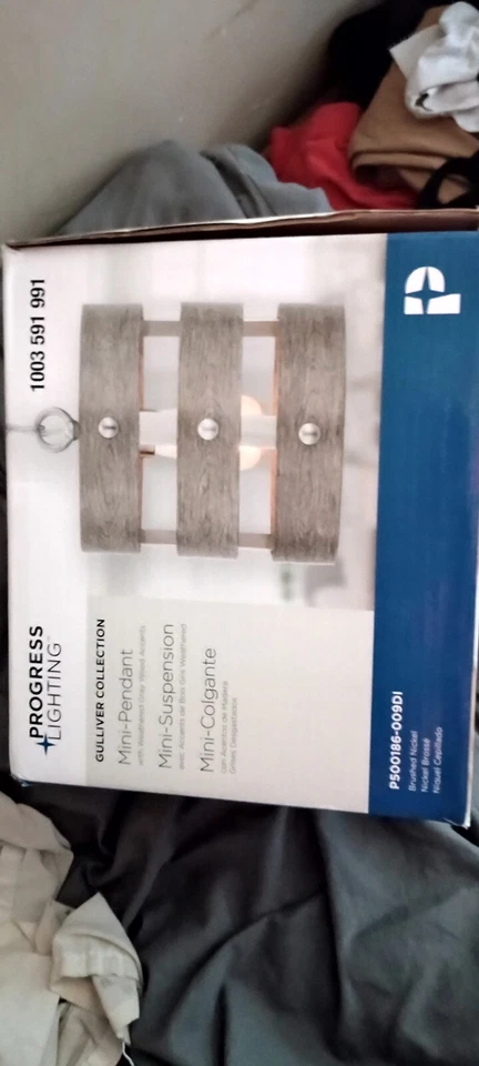 Progress Lighting, Brushed Nickel, Hanging Ceiling Light - Image 1 of 3