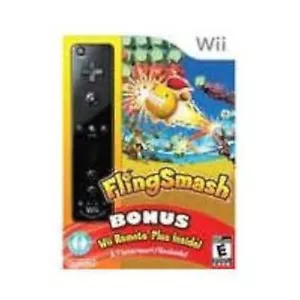 Flingsmash With Wii Remote Plus Black For Wii And Wii U Very Good 7Z - Picture 1 of 3