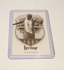 2023 Futera Unique Gold Heritage Soccer Card Victor Osimhen 20/40
