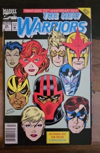 Marvel Comics Anniversary The New Warriors 251992 Giant Sized Die Cut Cover - Picture 1 of 10
