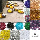 100 Mini Decorative Glass PEBBLES Stones Beads Vase Wedding Decoration 15mm