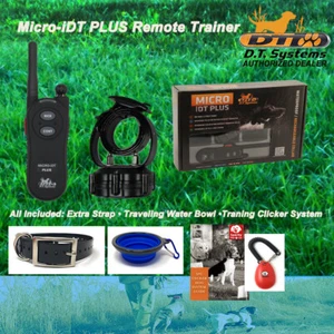Entrenador remoto Micro-iDT PLUS con correa de reemplazo adicional, recipiente de agua, clicker - Imagen 1 de 5