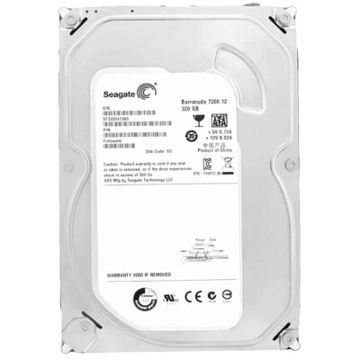 Hard Drive Seagate 320GB ST3320413AS 16MB Cache 7200RPM SATA III 3.5'' Inch - Image 1 of 4
