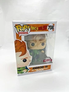 Dragonball Z 708 Android 16 edición especial metálica Funko Pop! Vinilo NUEVO & EMBALAJE ORIGINAL - Imagen 1 de 2