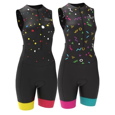 Sikma Women’s Cycling Skinsuit Gel Padded One Piece Quick Dry Breathable - Image 1 of 4