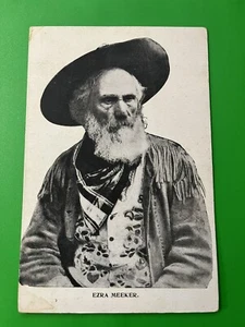Ezra Meeker Porträt Postkarte ~ weißer Hintergrund ~ Oregon Trail Frontiersman A - Bild 1 von 2