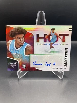 2020-21 NBA Hoops Vernon Carey Jr ROOKIE AUTO (RC) #HR-VCJ HORNETS - Image 1 of 2