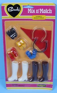 PEDIGREE VINTAGE #44490 U SINDY MIX N' MATCH abito stile stivali e scarpe MOC - Foto 1 di 2