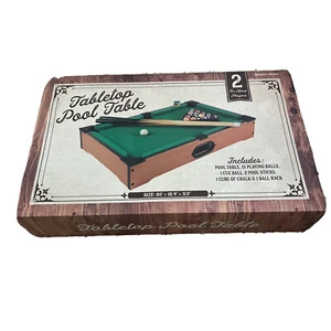 Mini Table Top Pool Table and Accessories 20 x 12.4 x 3.9 Inches Board Games NWT - Picture 1 of 3