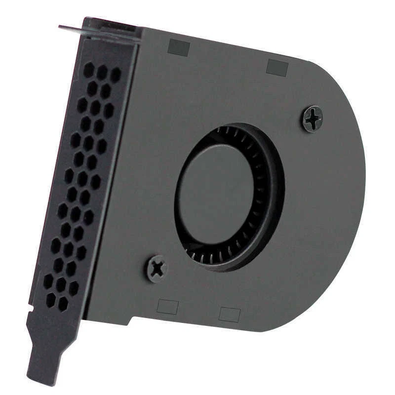 Low Profile PC Internal Fan PCIe GPU Air Exhaust Cooler 3pin 4pin Power 3000rpm - Image 1 of 4
