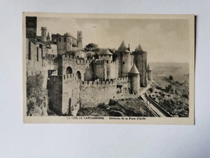CPA 11 Cité de Carcassonne - Défenses de la Porte d'Aude - Imagen 1 de 2
