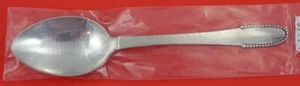 Beaded by Georg Jensen Sterling Silver Dessert Spoon 7 1/4" New Heirloom - Picture 1 of 3