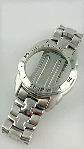 Cassa E Cinturino Corto Orologio Invicta Acciaio Uomo 38mm No Fondello Ricambi - Foto 1 di 3