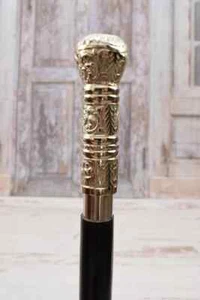 Bastón Clásico Elegante - Adornos Bastón Aluminio y Madera - Gi - Imagen 1 de 6